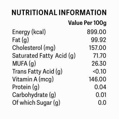 Organic India Pure Cow Ghee, 500ml, Lab Tested on 600+ Parameters, Certified Organic, Glass Bottle, Sourced from Organically Fed Cows, Authentic Taste, Rich in Healthy Fat