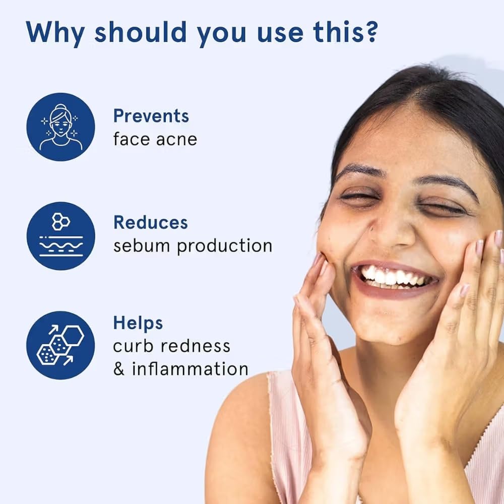 Be Bodywise 2.5% Benzoyl Peroxide Face Wash | Fights Severe & Persistent Acne | Kills Acne Bacteria, Clears Pores & Reduces Redness | Gentle, Hydrating & Dermatologist-Tested Formula | 100ml