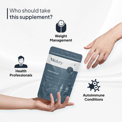 Zephivo Miduty by Palak Notes ShapeME Up Plant Protein - Vanilla Flavour - 1 Billion Probiotics - Vegan Protein Shake for Lean Weight Loss - Protein Powder - Effective Weight Management - 500gm