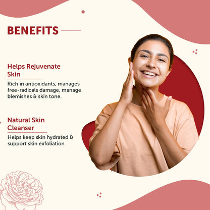 Neuherbs Rose Petal Powder - 100g | Antioxidant Support To Revitalize Skin Health | 100% Pure & Natural | Rose Powder for Face Mask, Tanning & Glowing Skin.