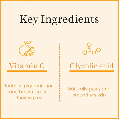 O3+ Vitamin C Face Serum Glow 30ml for Radiant Glowing Skin | Suitable for Combination Skin