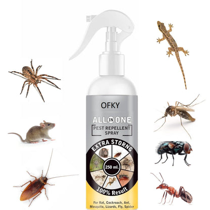 Aifanciey Natural All-in-One Insect Spray | Herbal Indoor Bug Control | Bedbugs, Ants, Mosquitoes, Cockroach, Rat, Lizard, Bedbugs, Spider | Snake & Roaches Treatment | Safe for Home Use