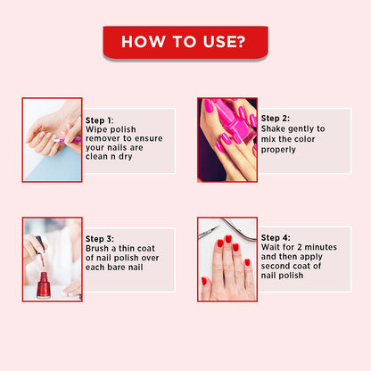 REVLON Glossy Finish Nail Enamel, Revlon Red, 8ml