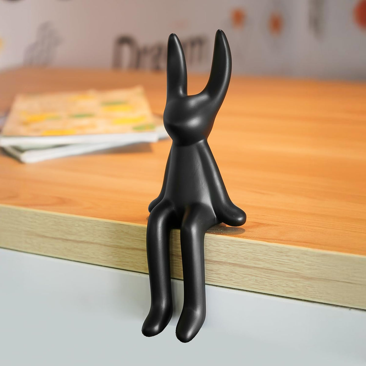 Nostrae Rabbit Show Pieces for Home Decor Living Room Decor Items | Cute Animals Showpieces Gift Item for Decoration | Center Table Tv Showcase Shelf Office Desk Interior Statue Figurines