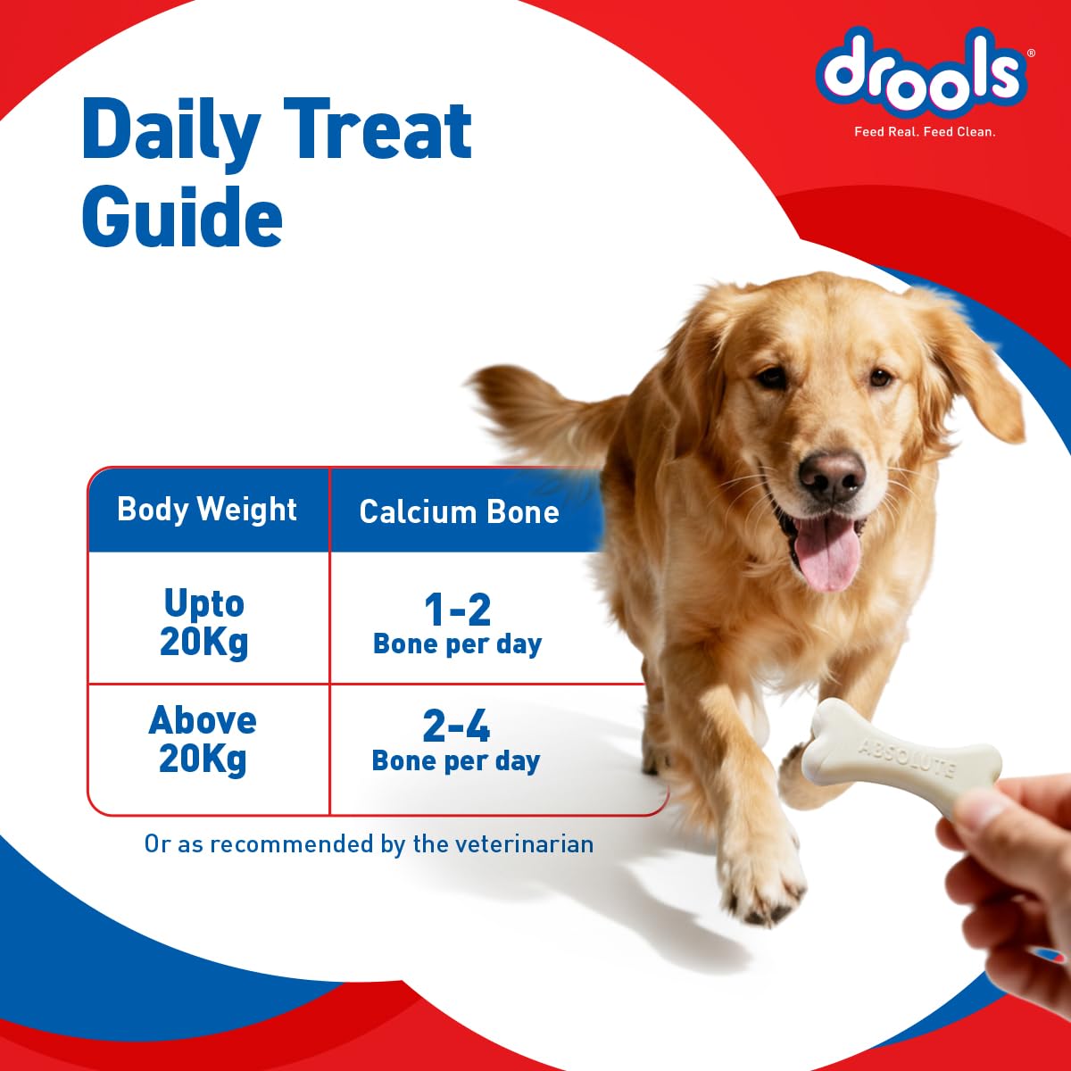 Drools Absolute Dog Supplement Treats 600g Jar (40 Pieces) | Supports Joint Health | Strengthens Teeth | Promotes Dental Cleaning | Easily Digestible | Suitable for All Life Stages (Standard)