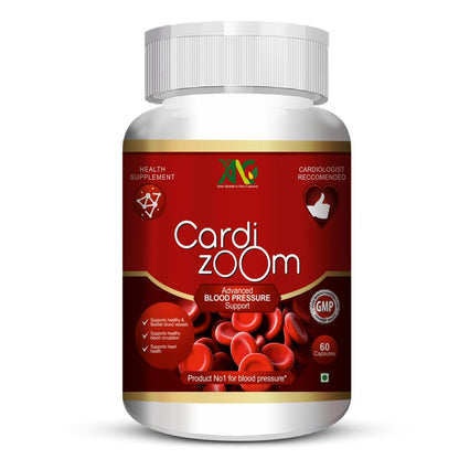 ANC Cardizoom with Arjuna Extract & Moringa Extract Heart Health Supplement Veg (60 Capsules) for Men & Women