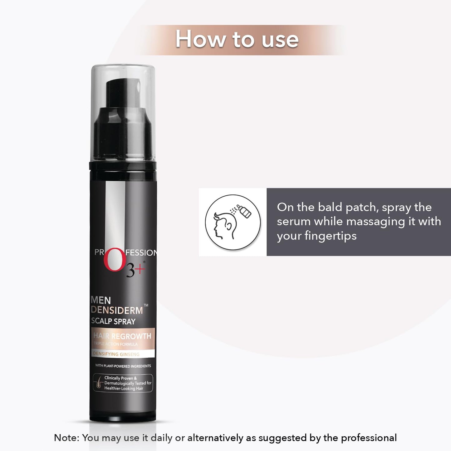 O3+ Densiderm Scalp Spray For Men - 50ml