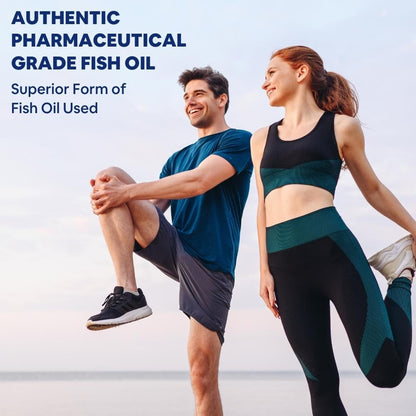 Carbamide Forte Fish Oil with Multivitamin and Omega 3 1000mg Capsules for Men & Women | Fish Oil And Multivitamin Combo with 30 Ingredients - 60 Softgel Capsules, 110 grams