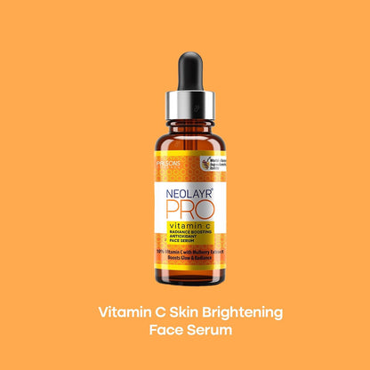 NEOLAYR PRO VITAMIN C RADIANCE BOOSTING ANTIOXIDANT FACE SERUM I Boosts Glow & Radiance | 30 ML