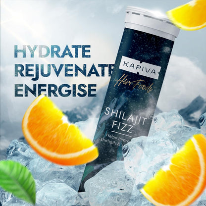 Kapiva Original Himalayan Shilajit Effervescent 20 Tablets (Pack of 2) | Boost Energy, Endurance & Stamina | Pure Shilajeet Energy Drink