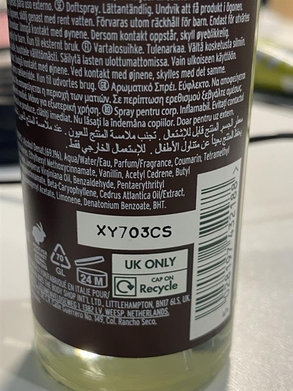 The Body Shop Tender Tonka Mist 100ml