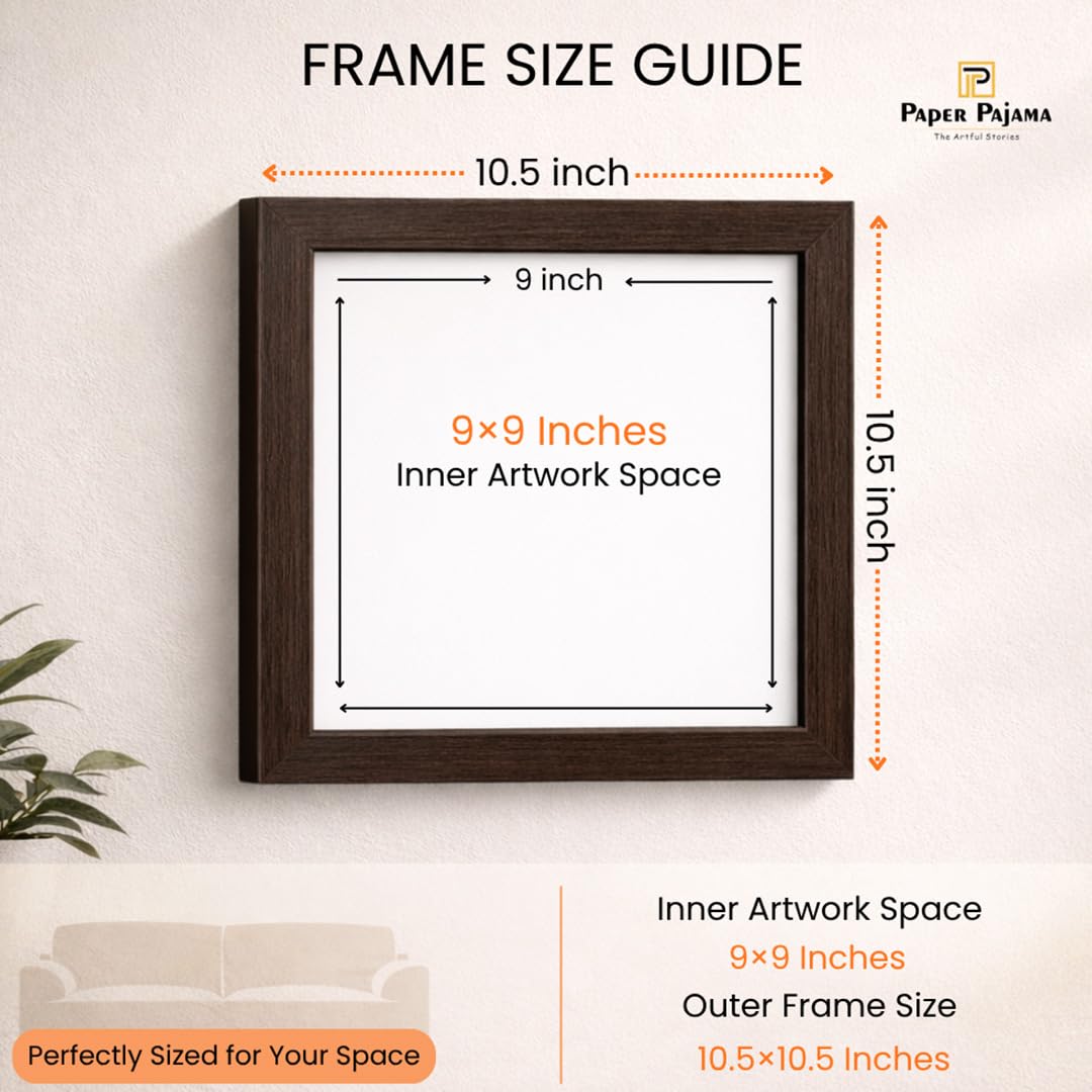 Kamdhenu Divine Vastu Sacred Cow Calf Hindu Spiritual Religious Pooja Mandir Traditional Indian Framed Poster Artwork Decor Painting