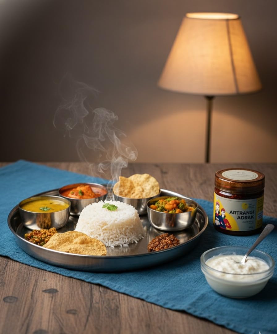 The Mustard Women Atrangi Adrak Pickle 300 g | Himachali Ginger Achar | Homemade Style Traditional Recipe | No Preservatives | Tangy & Mild Spicy Indian Pickle