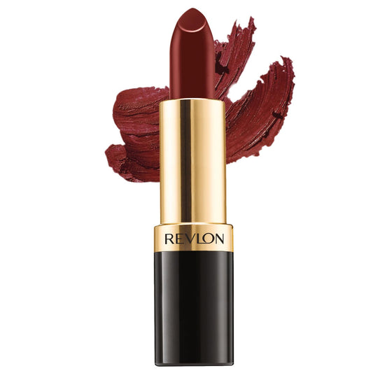 REVLON Super Lustrous Matte Lipstick, 80% Conditioning Ingredients, intance color, Waterproof, Long-Lasting, 100% Vegan Lipstick, Daring plum (435), 4.25 gm