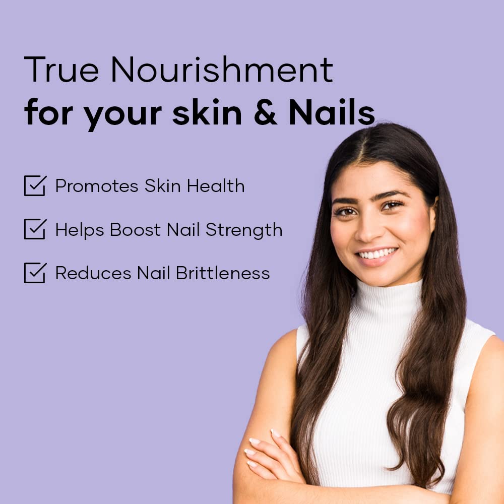 saturn by ghc Biotin Hair Gummies | Stronger Hair & Nails | Hair Gummies for Women| Vitamin B7, 60 Tablets