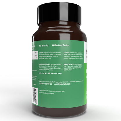 HealthKart hk vitals Ashwagandha Extract 500mg (60 Tablets) | Improves Muscles Strength | Energy and Immunity Booster