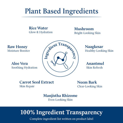 Blue Nectar 2% Kojic Acid Face Wash for Pigmentation | Gentle Cleanser for Face for Oily, Dry & Sensitive Skin | Natural Face Wash for Women & Men (11 Herbs, 100ml)