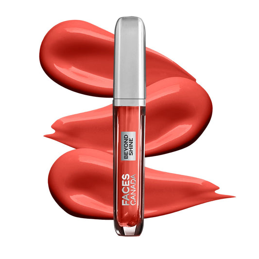 FACESCANADA Faces Canada Beyond Shine Lip Gloss - Wingwomen 05, 3Ml | Lightweight Non-Sticky Luxurious Texture For Glossy Lips | Instant Shine | Fuller, Supple & Plump Lips | 24Hr Hydration