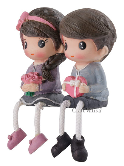 Romantic Love Couple Miniature Statue Showpiece for Gift Husband Wife Girlfriend Boyfriend Girls Boys Home Decor Items