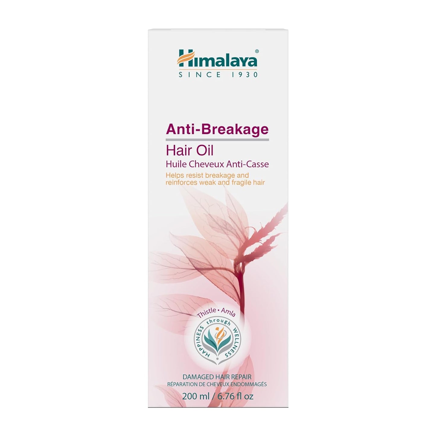 Himalaya Anti-Breakage Hair Oil packaging on a white background