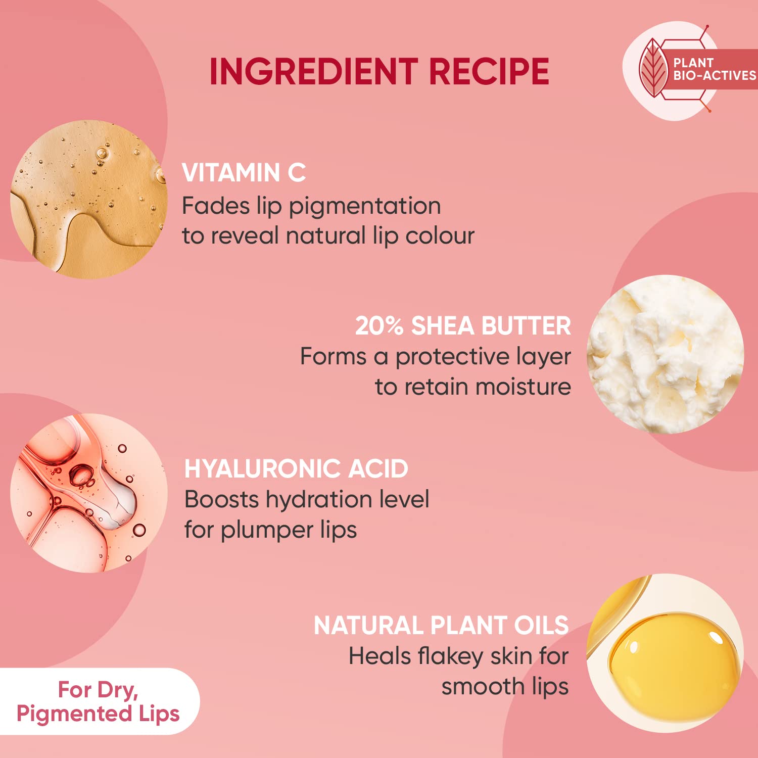 Zephivo DOT & KEY Dot&Key Lip Plumping Mask With Shea Butter&Vitamin C + E For Naturally Glowing Lips|Smoothes Flaky&Dry Lips|Lip Mask For Soft,Smooth&Plump Lips|(Lingonberry)|15Ml
