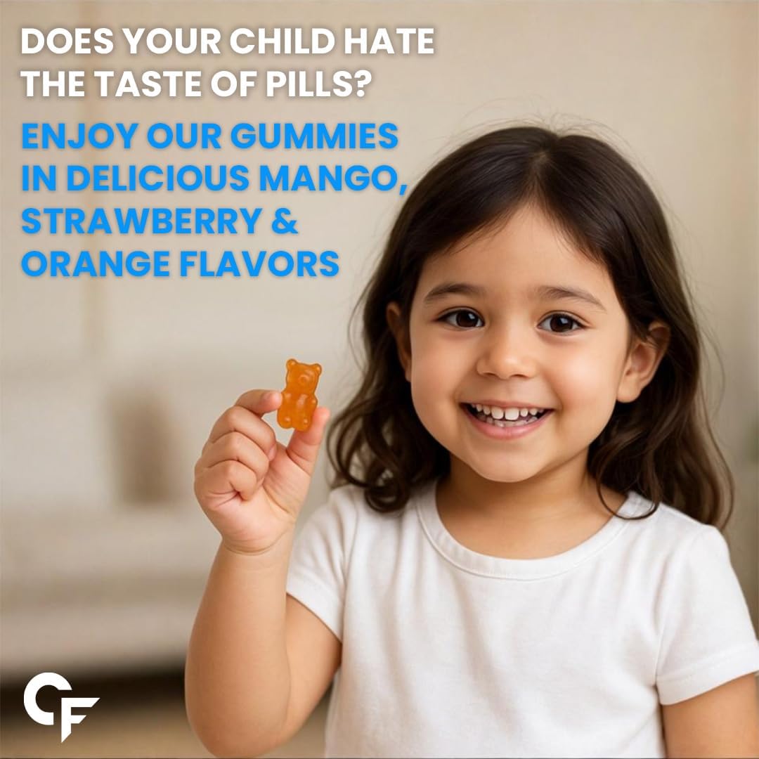 Carbamide Forte Multivitamin For Kids | Multivitamin Gummies For Kids | Multivitamin Gummies For Immunity | Vitamin Gummies For Immunity With No Added Sugar | 90 Gummy Bears