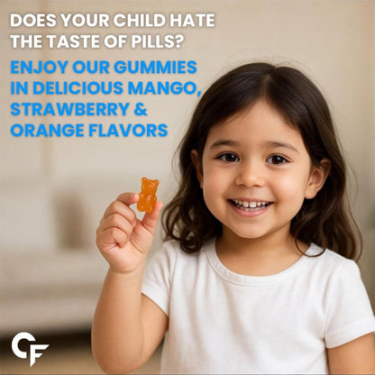 Carbamide Forte Multivitamin For Kids | Multivitamin Gummies For Kids | Multivitamin Gummies For Immunity | Vitamin Gummies For Immunity With No Added Sugar | 90 Gummy Bears