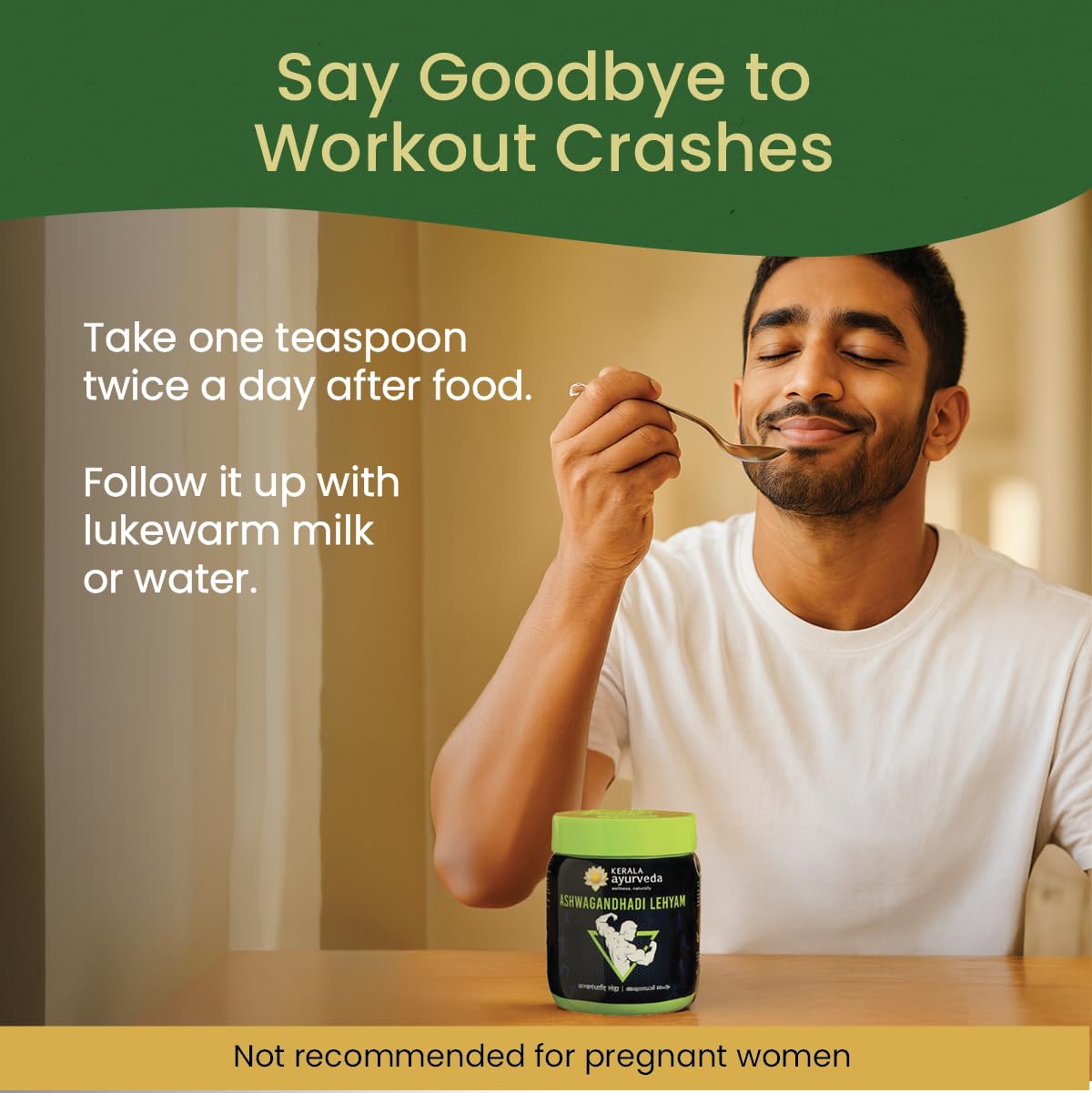 Kerala Ayurveda Ashwagandhadi Lehyam | Ayurvedic Ashwagandha Supplement for Strength, Stamina & Recovery | Immunity Booster | 500g