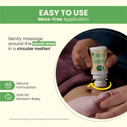 Mother Sparsh Tummy Roll On For Baby, Colic Relief, Constipation and Indigestion With Hing & Saunf | 100% Ayurvedic - 40ml