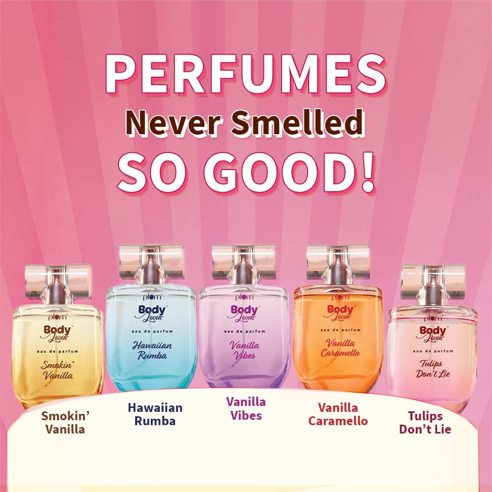 Plum BodyLovin' Tulip Don't Lie Eau De Parfum | Long-Lasting Fresh Floral Fragrance | Luxury Perfume for Women | Tulip, Rose, Pomelo & Musk Notes | Purse-Friendly | 50ml