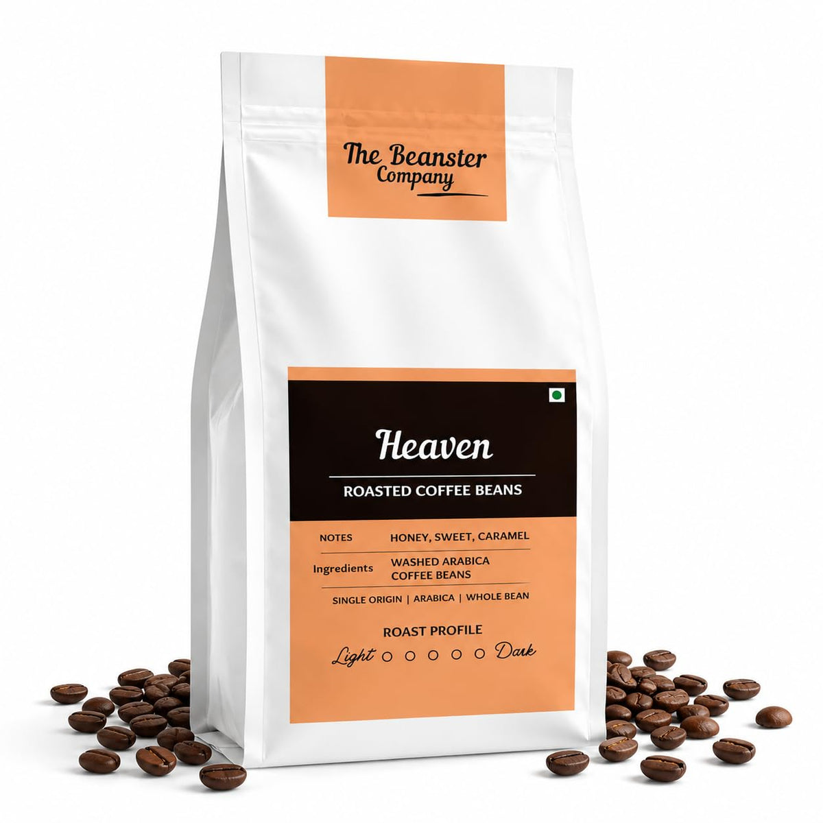 Beanster Heaven Roasted Coffee Beans, Medium Dark Roast