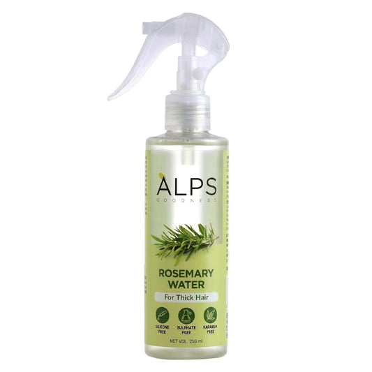 Alps Goodness Rosemary Water Spray for Hair Growth (250ml) | Clinically Proven (In Vivo Tested) to Reduce Hair Fall & Promote Regrowth | 100% Natural Rosemary Extract | Leave-On Scalp & Hair Spray For Men & Women