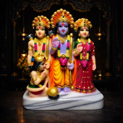 UNOVATE Ram Darbar Idol | Ram Sita Murti | Home, Office Temple | 11 cm