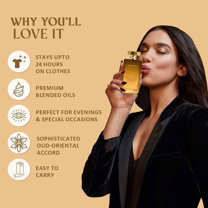 Glamveda Luxury Dreaming Dubai Oud Perfume for Men & Women | Long-Lasting Pure Unisex Fragrance with Lavender, Pink Pepper, Caramel & Guaiacwood Notes | Floral & Woody Perfume | 100ml