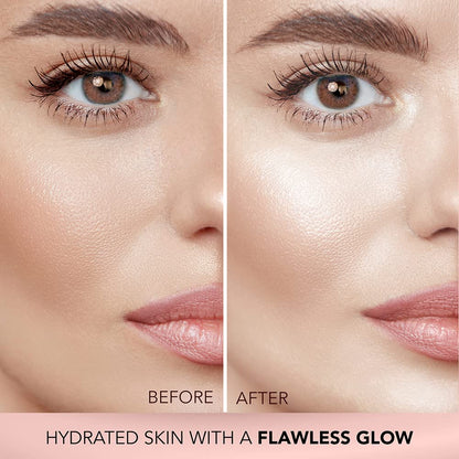 FACES CANADA Strobe Cream Mini- Rose Gold, 18ml | Primer + Highlighter + Moisturizer | Shea Butter & Hyaluronic Acid | Intense Hydration | Flawless Radiant Dewy Skin | Illuminating & Glowing Makeup Base