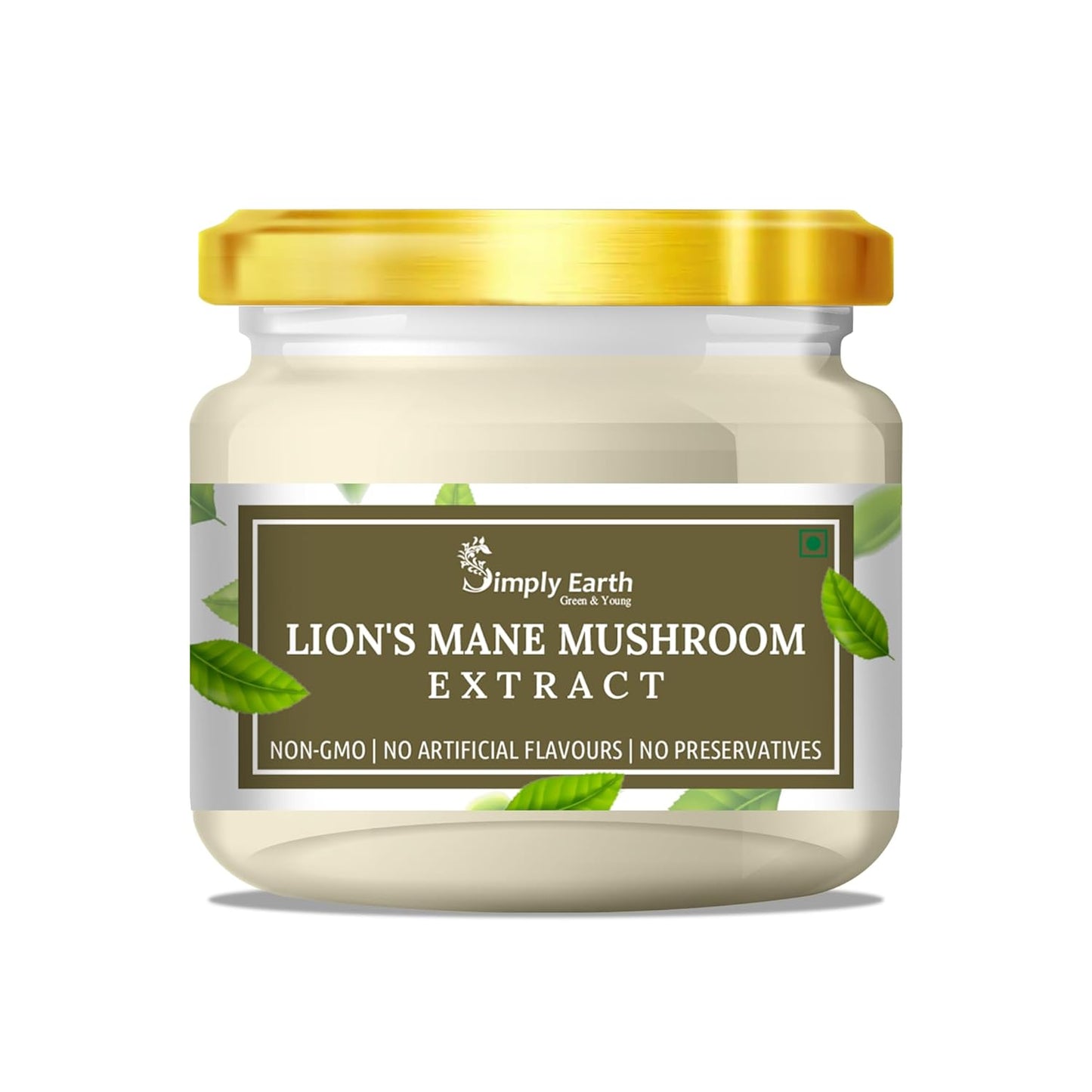 Simply Earth Lion's Mane Mushroom Extract Powder 10:1, (20% Polysaccharides) Improves Memory, Focus and Clarity | 50gm…