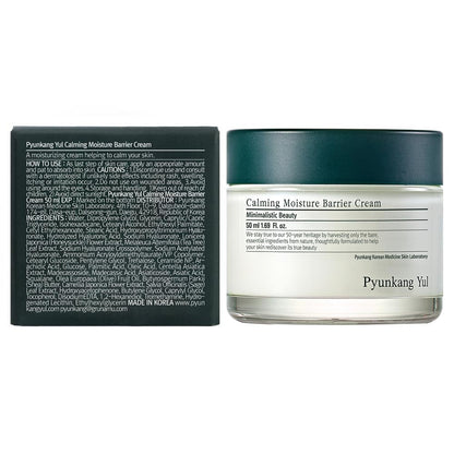[PKY] Pyunkang Yul Calming Moisture Barrier Cream Instantly Soothes Sensitive Skin, Hyaluronic Acid & Ceramide for Hydration, Vegan, Korean Skincare (50ml)