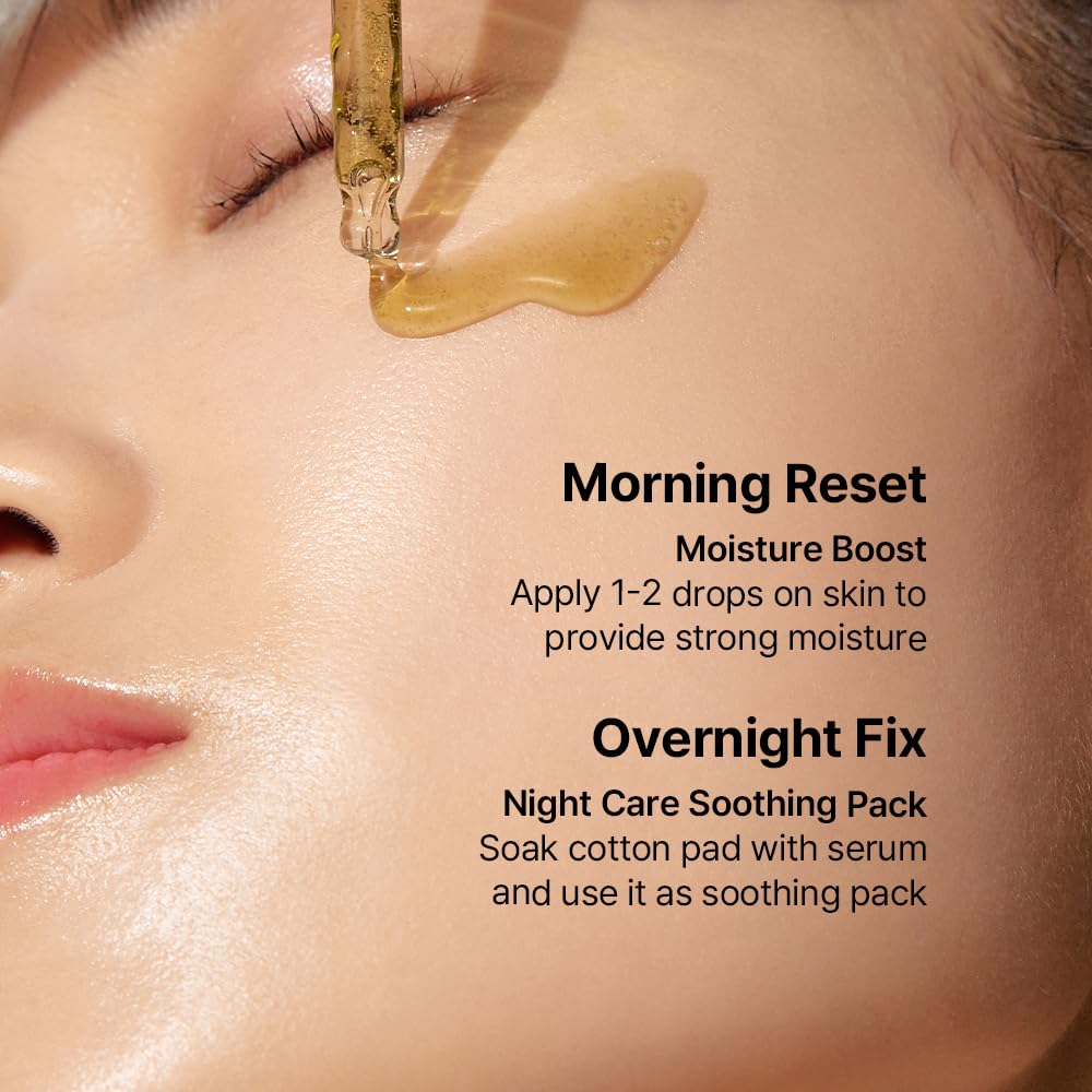 Parnell Cicamanu 92 Serum (30ml) Soothing Night Serum, Lightweight Overnight Skin Recovery Serum With Cicamanu Biome, Manuka Honey & Melatonin, Deeply Hydrate, Soothes Skin, Strengthen Barrier, Korean Skin Care