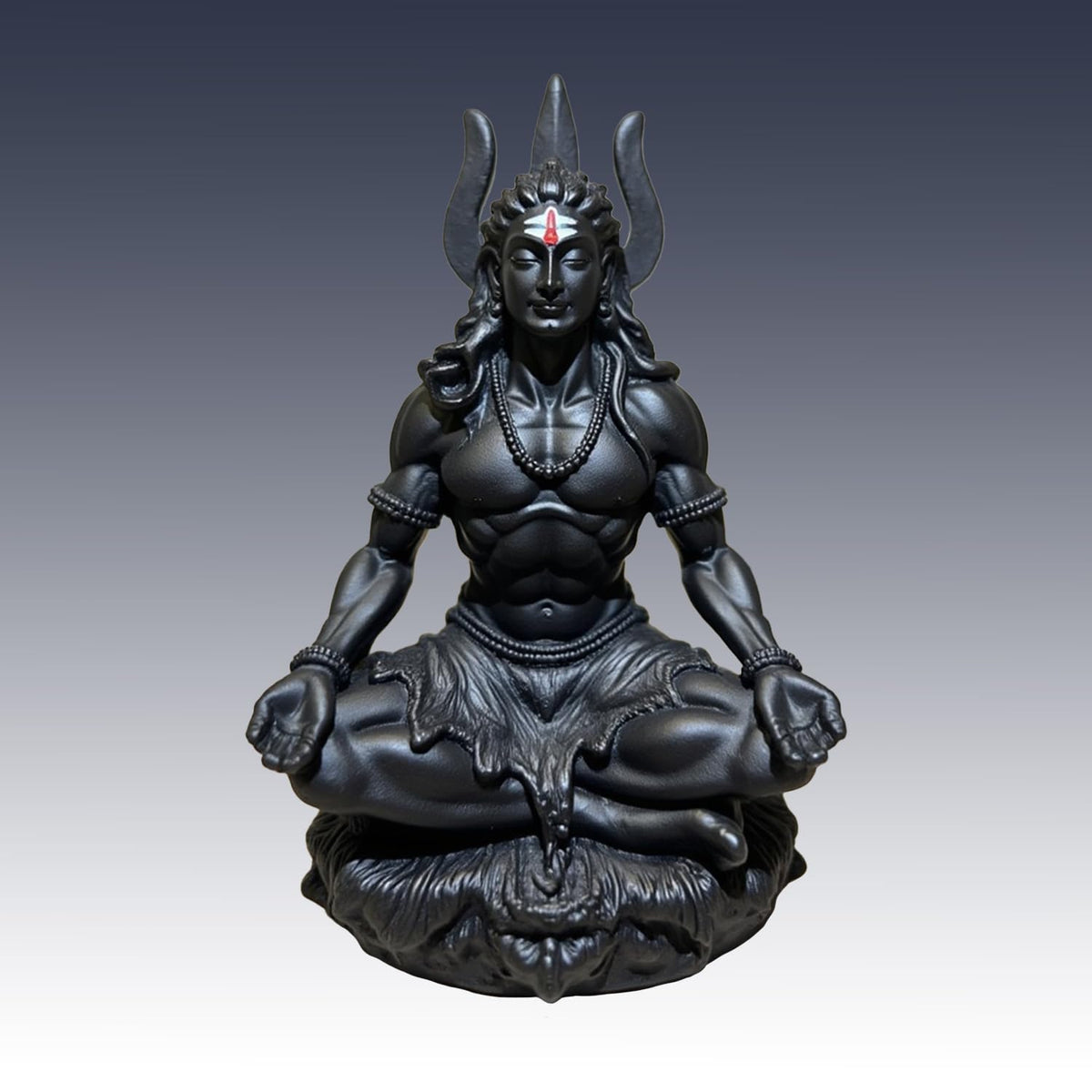 UNOVATE Shiva Idol for Car Dashboard | Shiv Idol | Lord Shiva Murti | Black