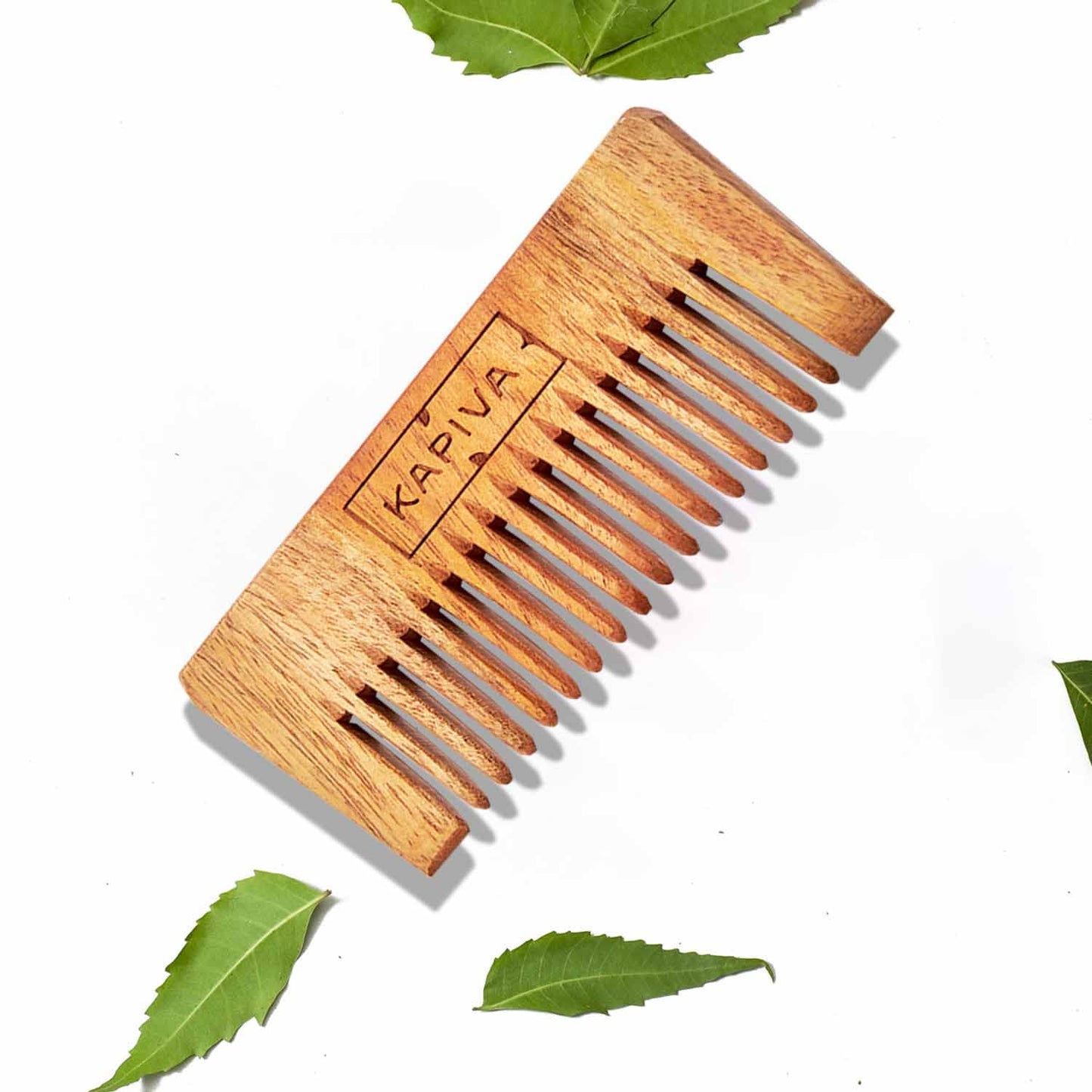 Kapiva Neem Comb | 100% Pure Neem Wood for Men & Women | Hair growth, Dandruff Control
