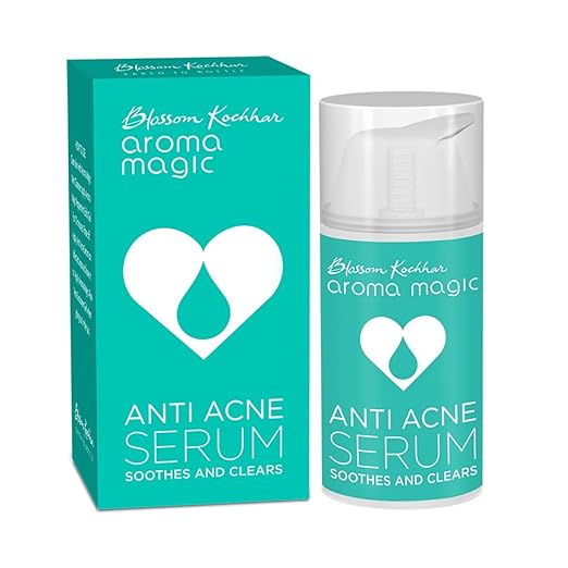 Aroma Magic Anti Acne Serum | Reduces acne, tightens pores, balances pH & oil levels & soothes skin with Orange & rosemary-infused water, glycerin, mangosteen extract, & vitamin E | 30 ml