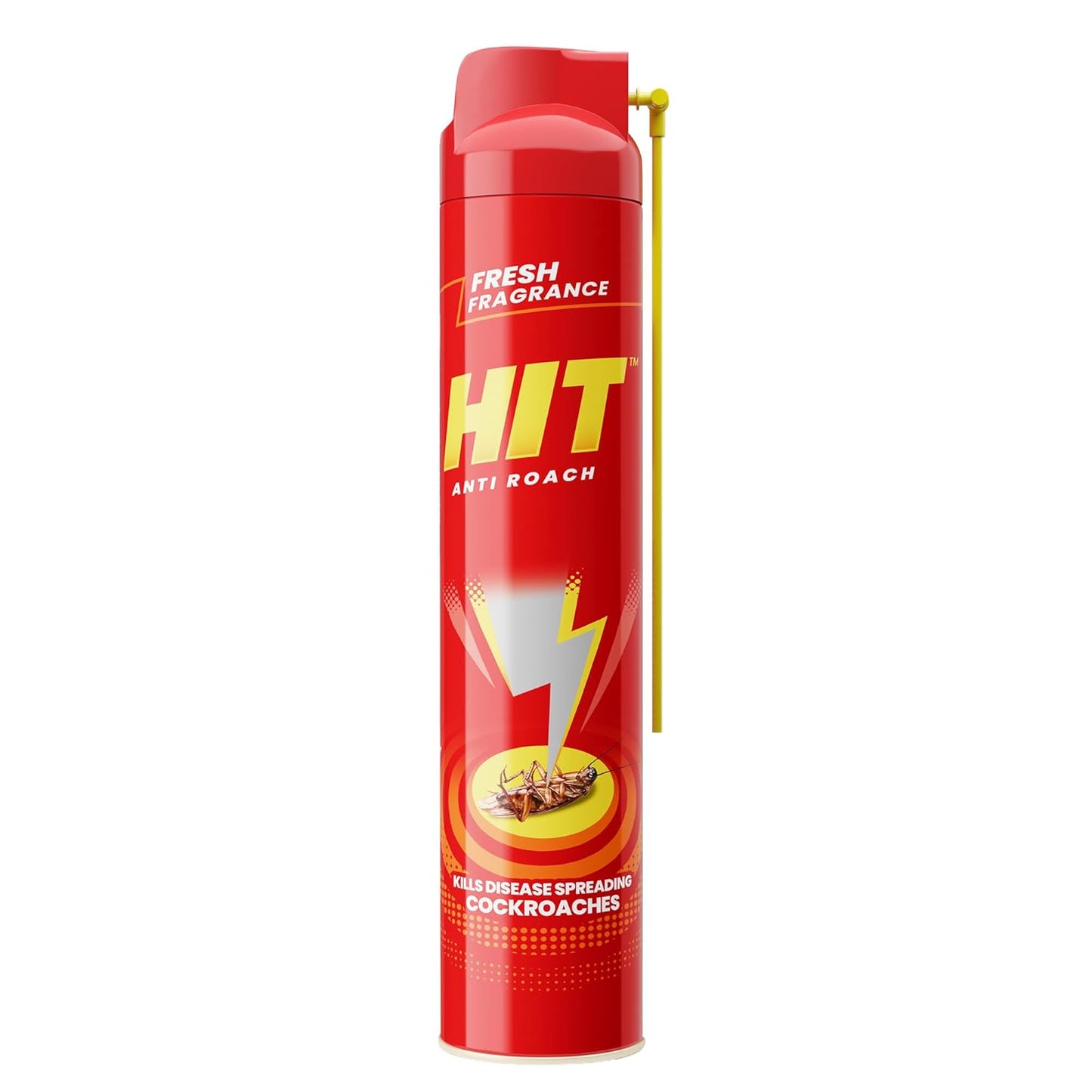 HIT Crawling Insect Killer – Cockroach Killer Spray | Instant Kill | Deep-Reach Nozzle | Fresh Fragrance, 400ml