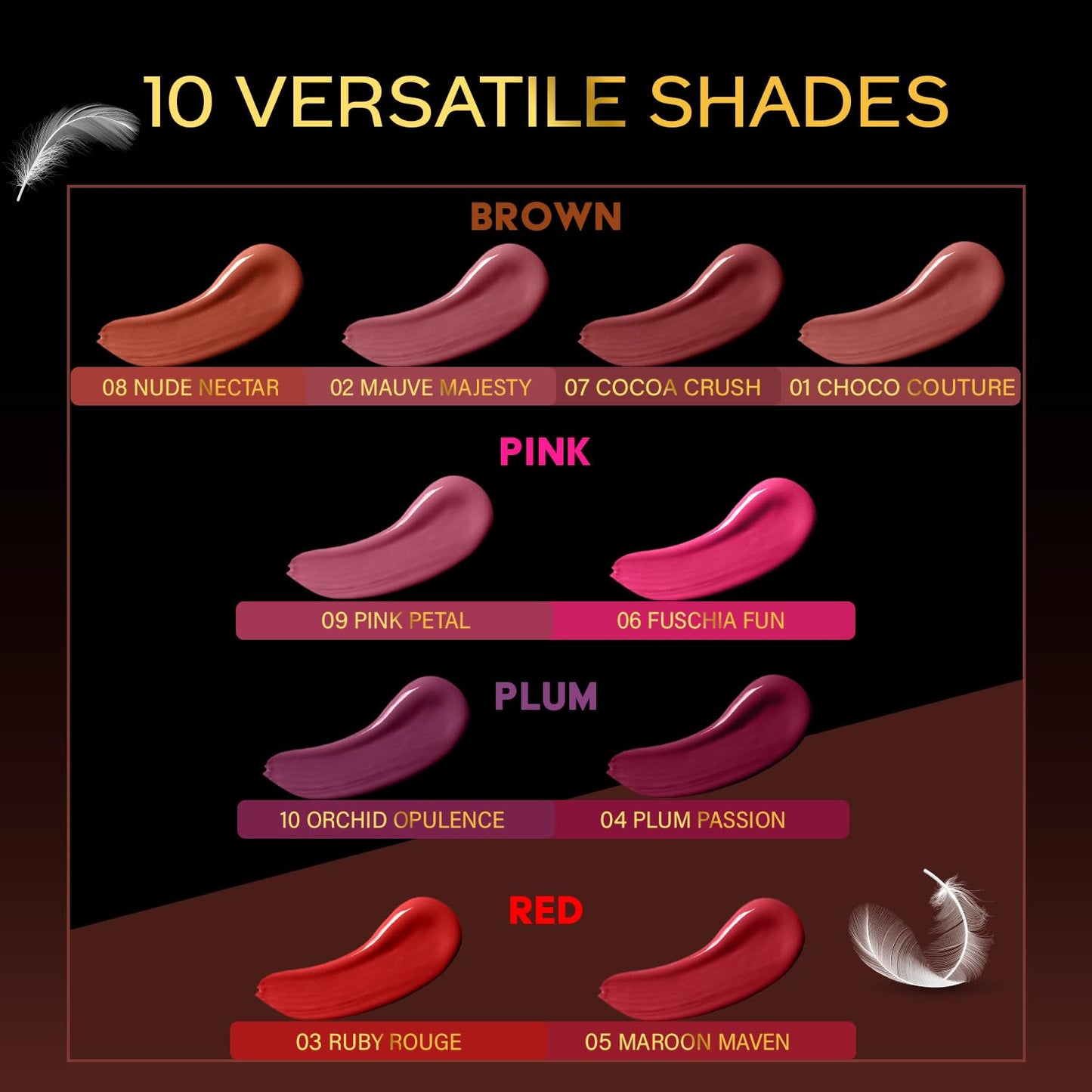 FACES CANADA Comfy Matte Wow Liquid Lipstick - Cocoa Crush 07 (Brown) 3.8ml | One Swipe Application | Highly Pigmented | Comfortable Wear | Glides Smoothly | Long Lasting | Transferproof