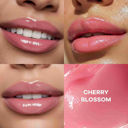 Earth Rhythm Honey Lip Balm SPF 50 Brightens Lips with Propolis,Peptides & Kojic Acid- Cherryblossom