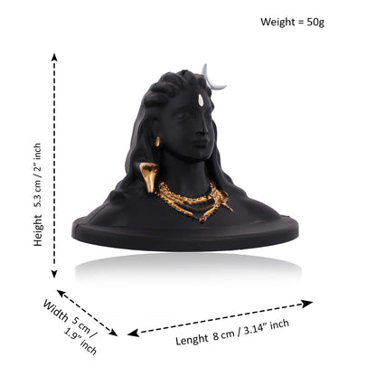 Adiyogi Shiva Statue for Diwali Decoration Items - Car Deshboard Adiyogi Statue for Home Mahadev Adiyogi Idol for Pooja Room & Home Office Decor