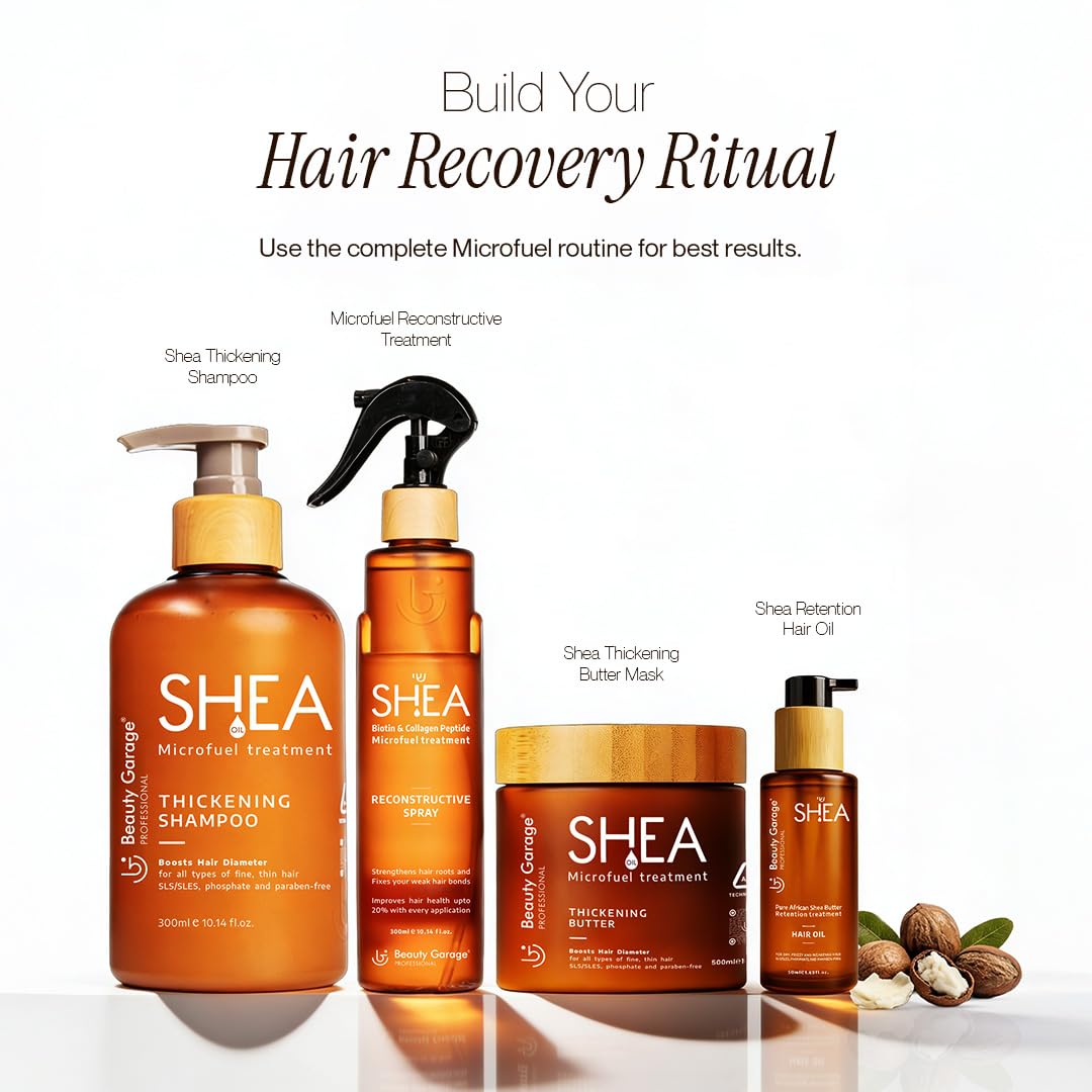 Beauty Garage Shea Microfuel Thickening Shampoo 300ml