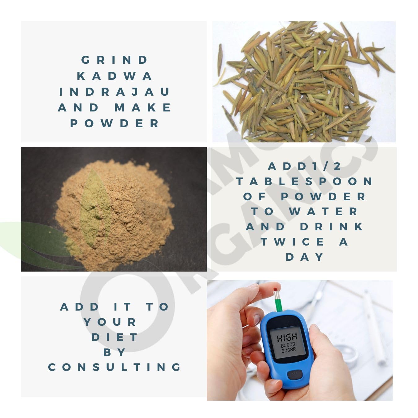 Namo Organics - Indrajau Kadwa 200g | Indra jau - Holarrhena Pubescens