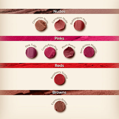 Mamaearth Moisture Matte Longstay Mini Lipstick with Avocado Oil & Vitamin E for 12 Hour Long Stay- 09 Espresso Brown- 0.7 g