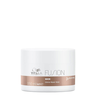 Wella Fusion mask jar on a white background
