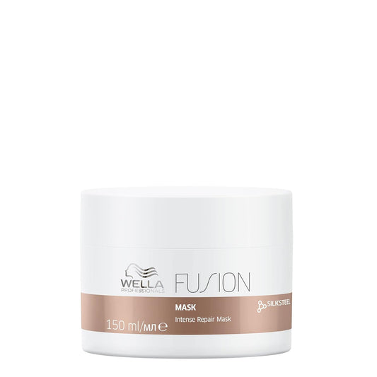 Wella Fusion mask jar on a white background